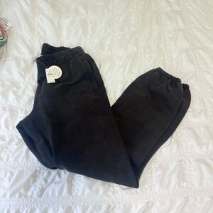 NWT Aerie Black Jogger Sweatpants